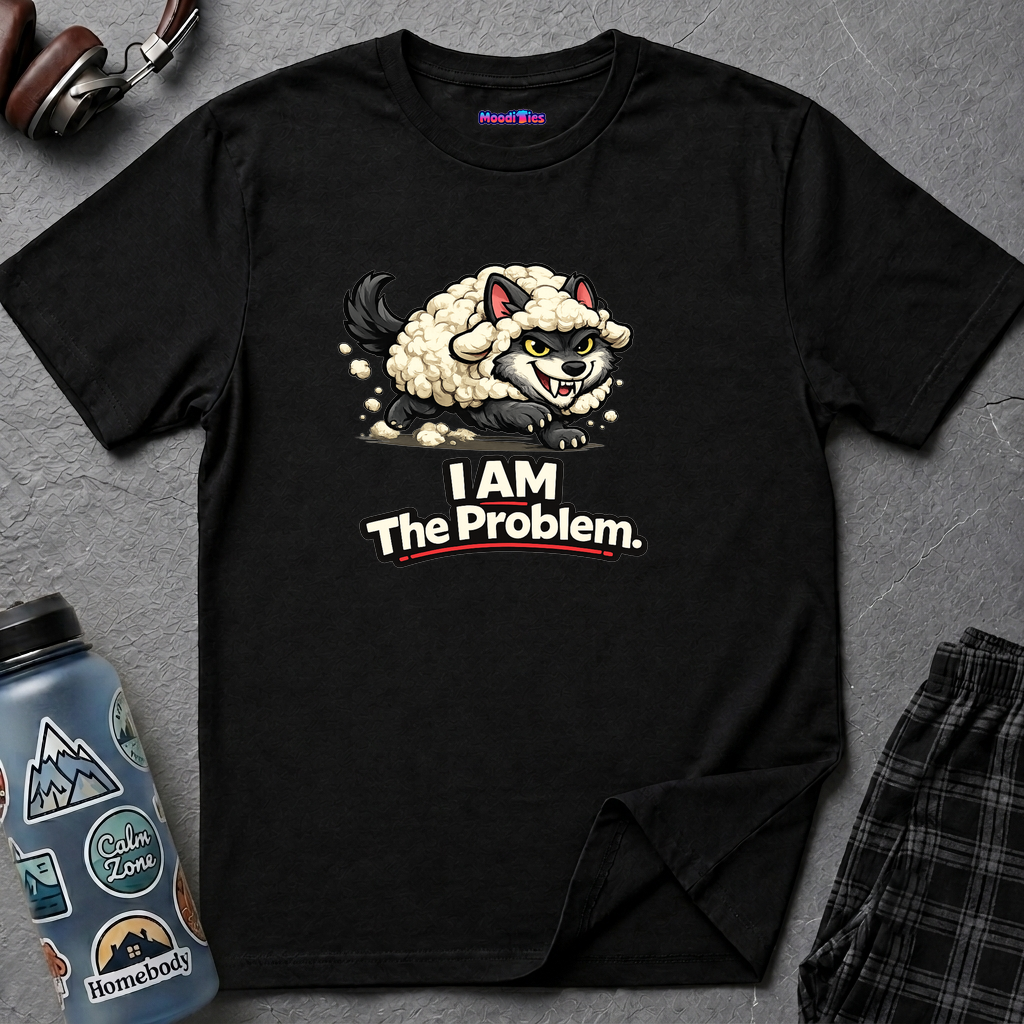 "I AM The Problem" Wolf in Sheep's Clothing T-Shirt