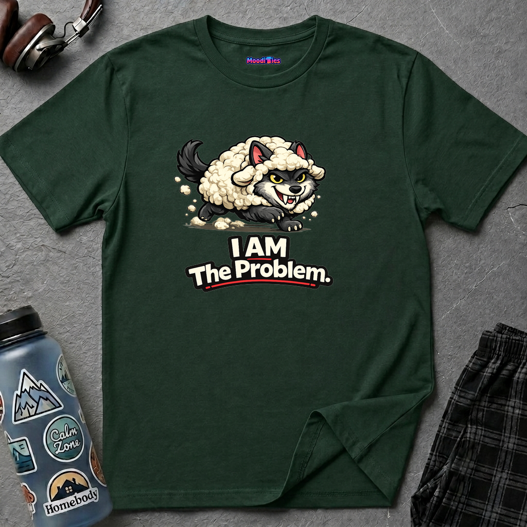 "I AM The Problem" Wolf in Sheep's Clothing T-Shirt