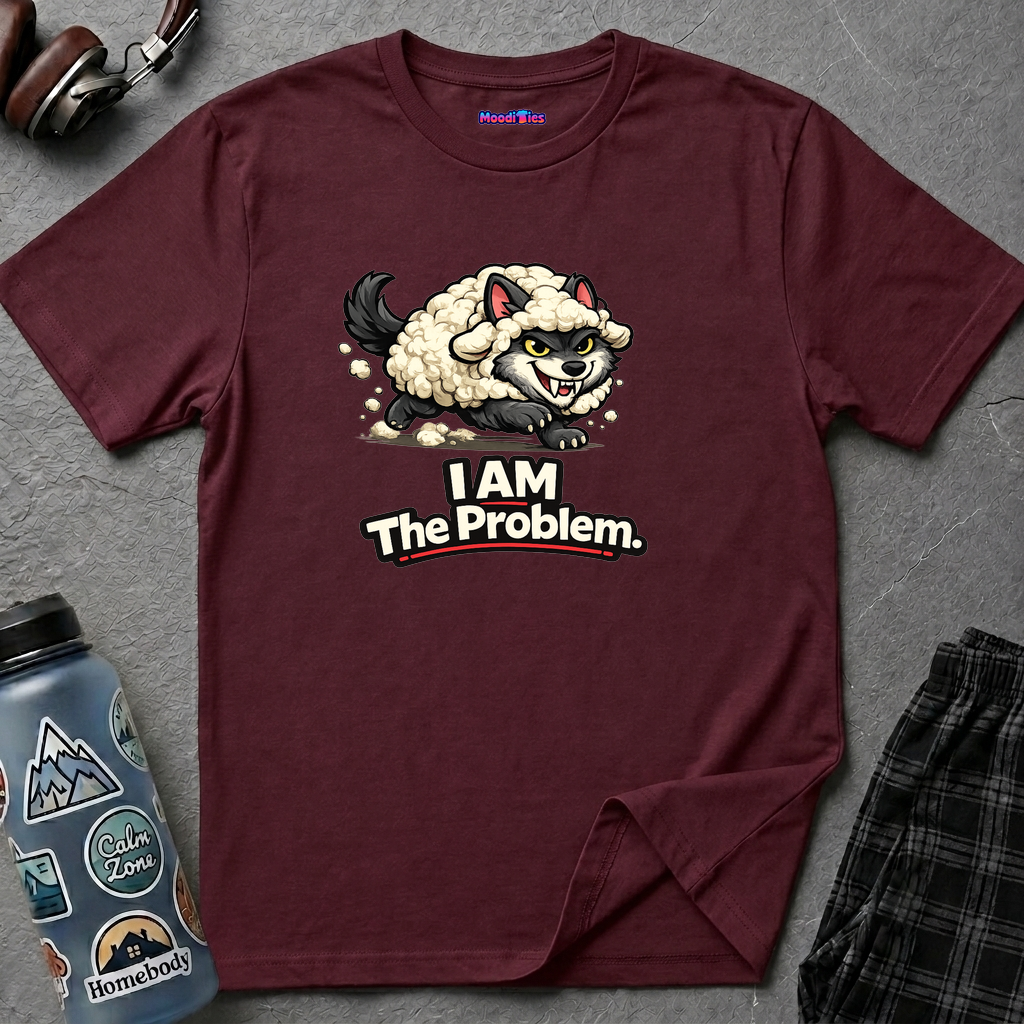 "I AM The Problem" Wolf in Sheep's Clothing T-Shirt