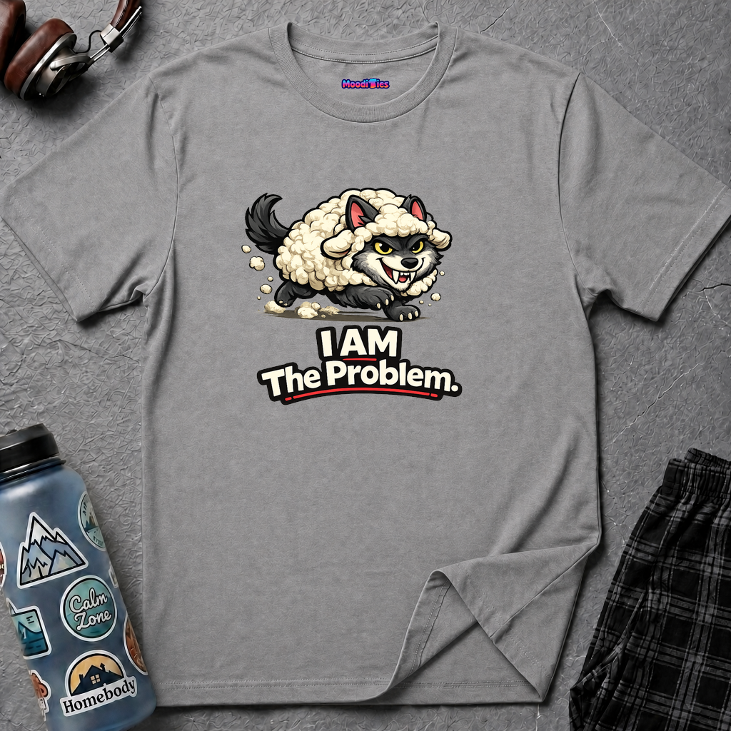 "I AM The Problem" Wolf in Sheep's Clothing T-Shirt