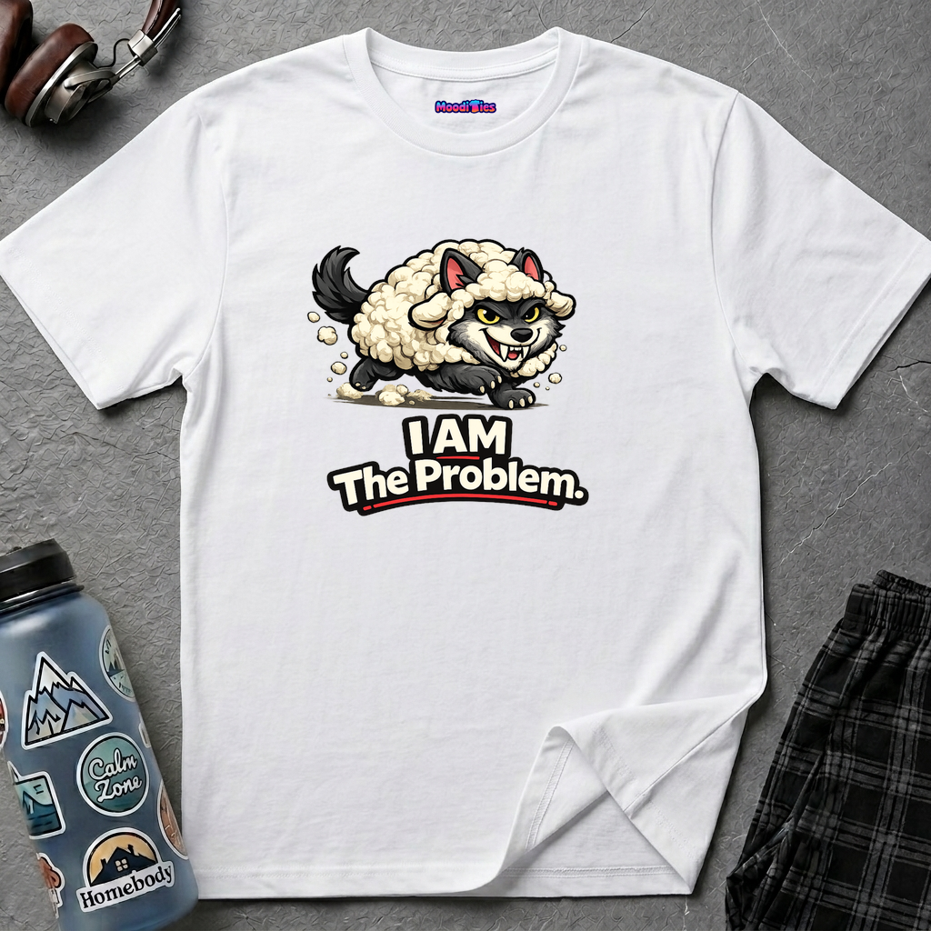 "I AM The Problem" Wolf in Sheep's Clothing T-Shirt