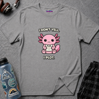 "I Don't Yell, I Plot" Cute Pink Axolotl T-Shirt