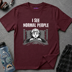 "I See Normal People" Spooked Boy T-Shirt