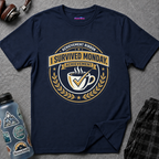 "I Survived Monday" Achievement Ribbon T-Shirt