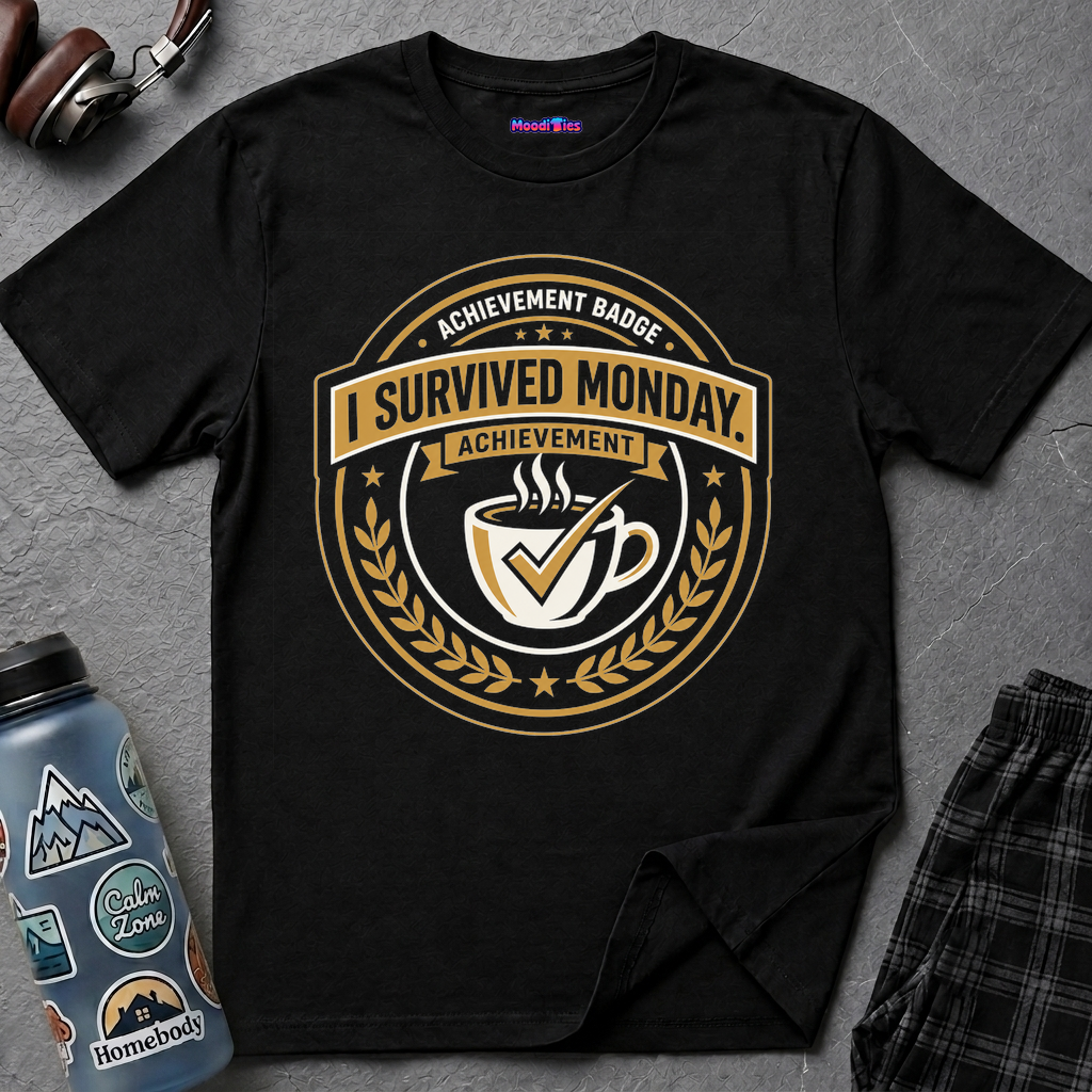 "I Survived Monday" T-Shirt
