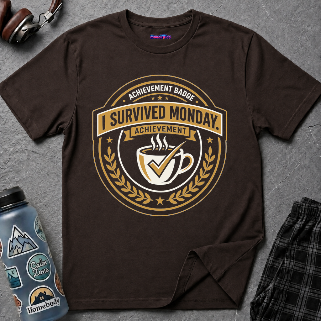 "I Survived Monday" T-Shirt