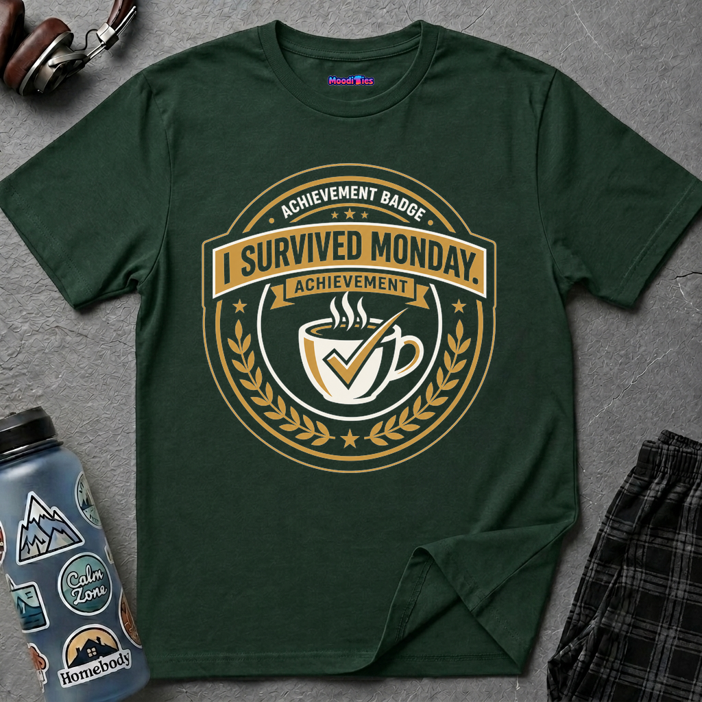 "I Survived Monday" T-Shirt