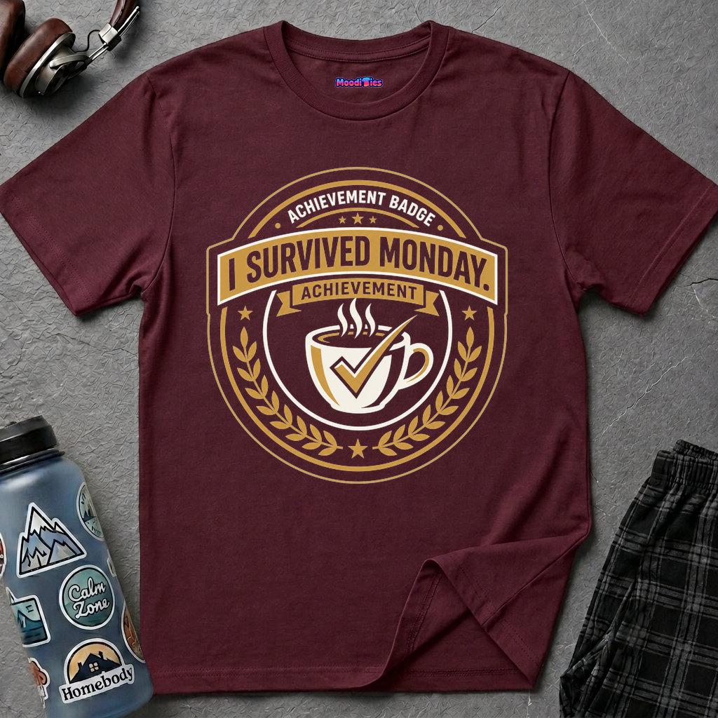 "I Survived Monday" T-Shirt
