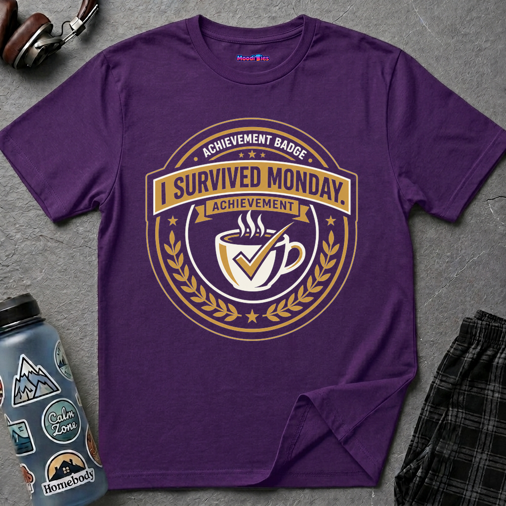"I Survived Monday" T-Shirt