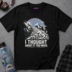 "I Thought About It Too Much" Question Mark Avalanche T-Shirt — Mountains Graphic Tee