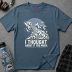 "I Thought About It Too Much" Question Mark Avalanche T-Shirt — Mountains Graphic Tee