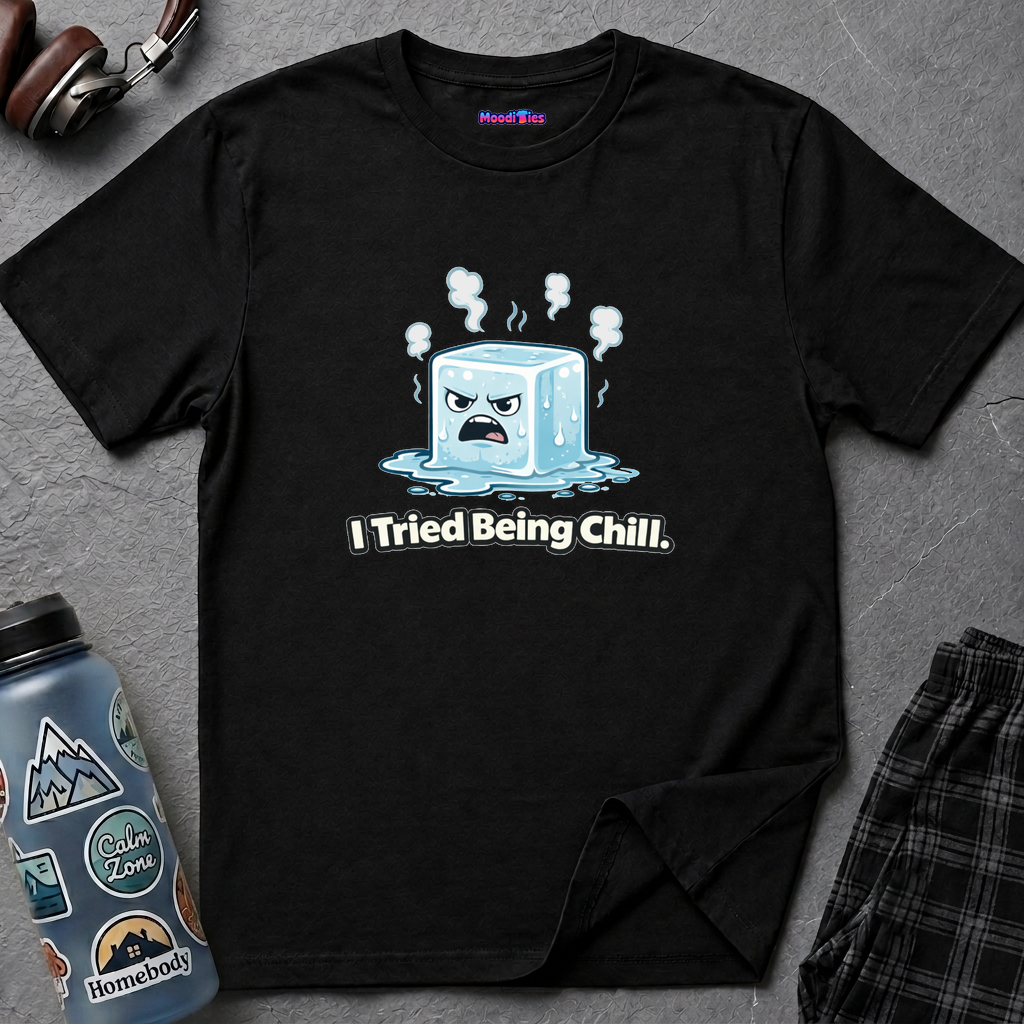 "I Tried Being Chill" Steaming Ice Cube T-Shirt