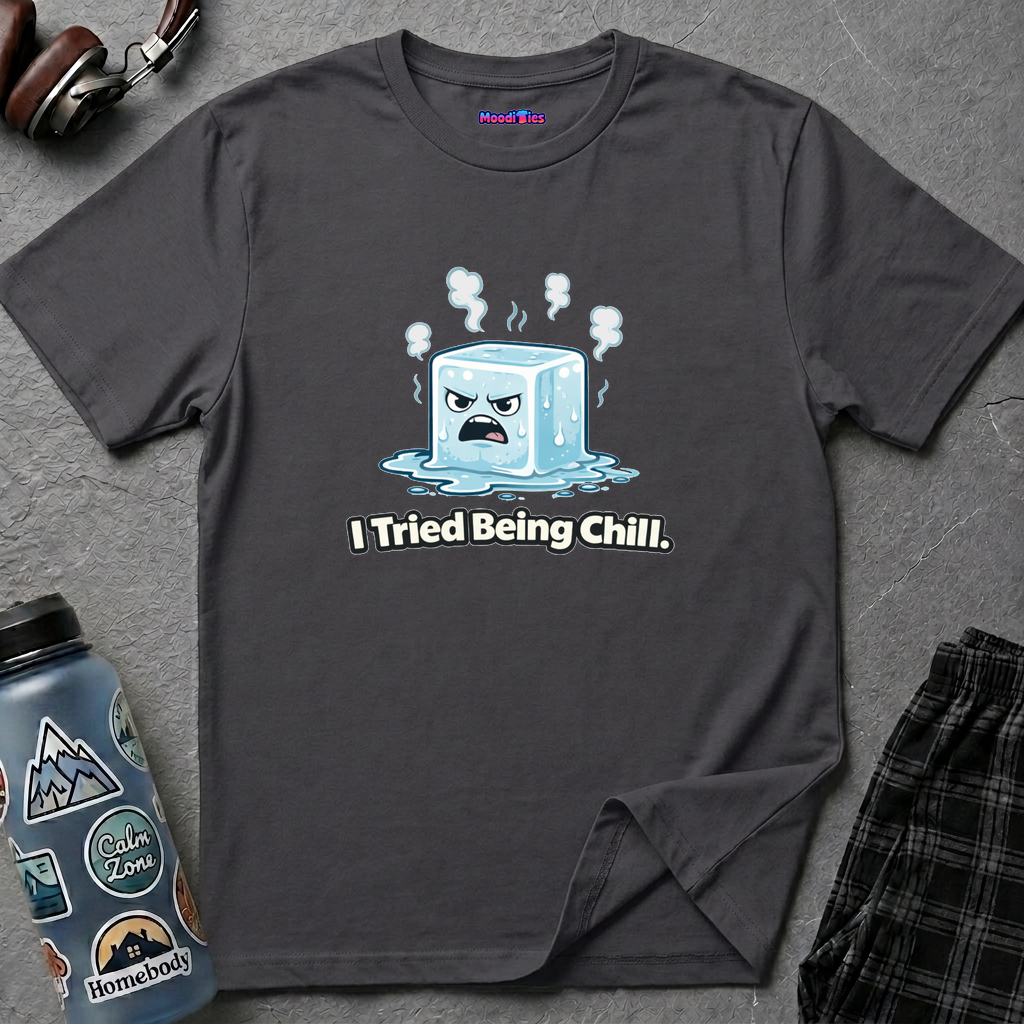 "I Tried Being Chill" Steaming Ice Cube T-Shirt
