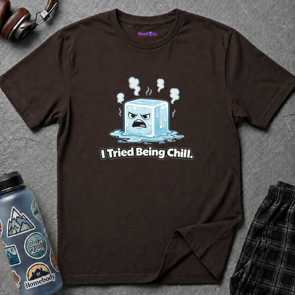 "I Tried Being Chill" Steaming Ice Cube T-Shirt
