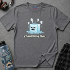 "I Tried Being Chill" Steaming Ice Cube T-Shirt