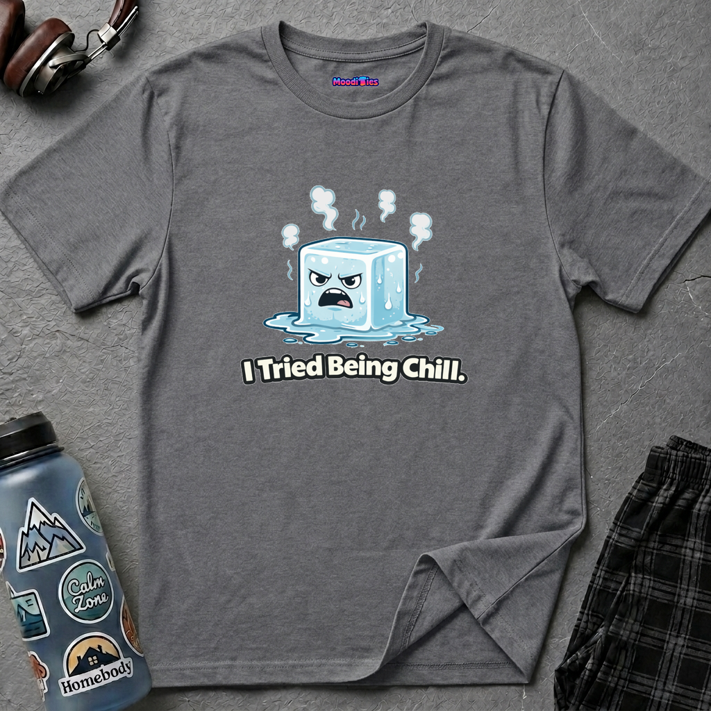"I Tried Being Chill" Steaming Ice Cube T-Shirt