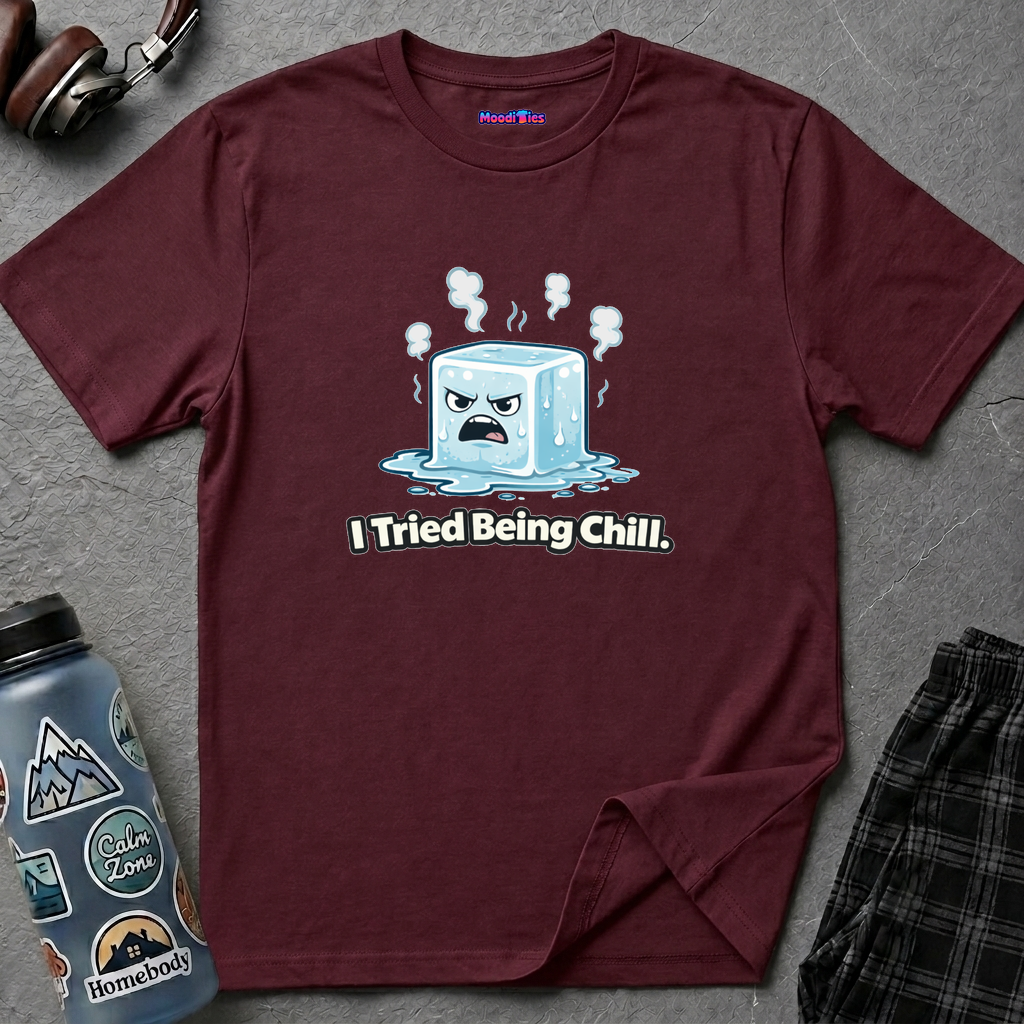 "I Tried Being Chill" Steaming Ice Cube T-Shirt