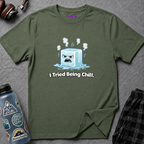 "I Tried Being Chill" Steaming Ice Cube T-Shirt
