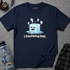 "I Tried Being Chill" Steaming Ice Cube T-Shirt