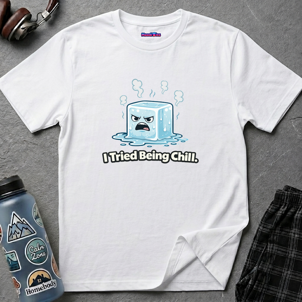 "I Tried Being Chill" Steaming Ice Cube T-Shirt