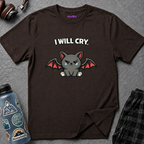 "I Will Cry" Kawaii Baby Bat T-Shirt