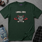 "I Will Cry" Kawaii Baby Bat T-Shirt