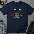 "I Will Cry" Kawaii Baby Bat T-Shirt