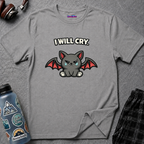 "I Will Cry" Kawaii Baby Bat T-Shirt