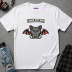 "I Will Cry" Kawaii Baby Bat T-Shirt