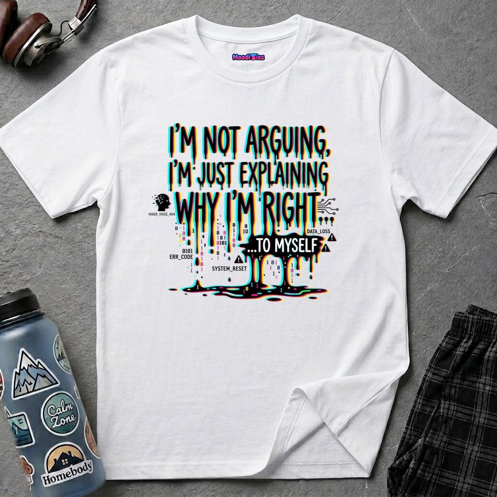 "I'm Not Arguing. I'm Just Explaining Why I'm Right ... to Myself" T-Shirt