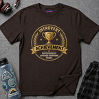 "Introvert Achievement: Successfully Avoided Everyone Today" T-Shirt
