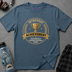"Introvert Achievement: Successfully Avoided Everyone Today" T-Shirt