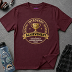 "Introvert Achievement: Successfully Avoided Everyone Today" T-Shirt