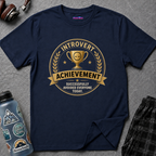 "Introvert Achievement: Successfully Avoided Everyone Today" T-Shirt