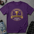 "Introvert Achievement: Successfully Avoided Everyone Today" T-Shirt