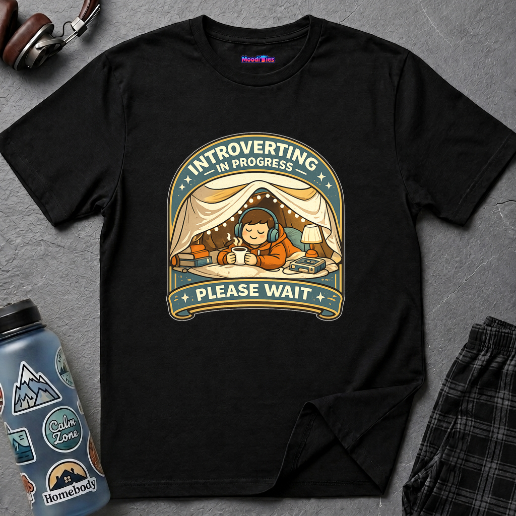 "Introverting In Progress, Please Wait" T-Shirt