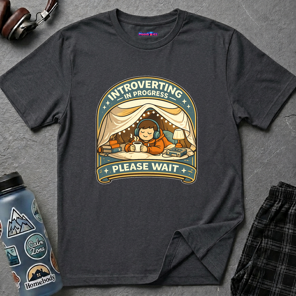 "Introverting In Progress, Please Wait" T-Shirt