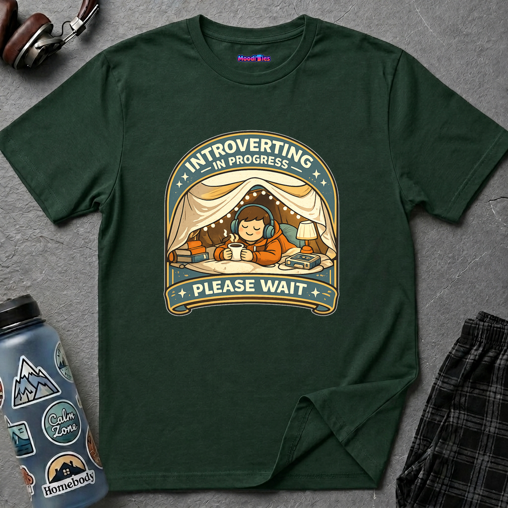 "Introverting In Progress, Please Wait" T-Shirt