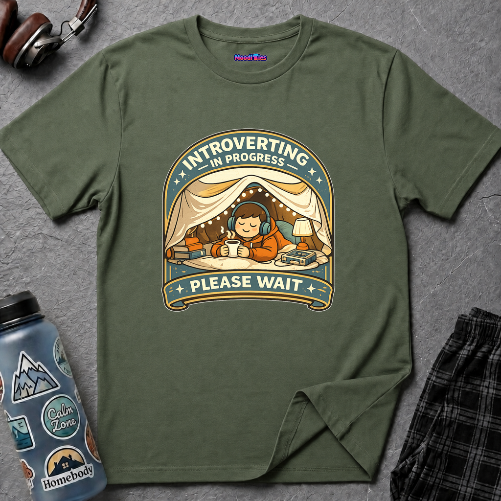 "Introverting In Progress, Please Wait" T-Shirt