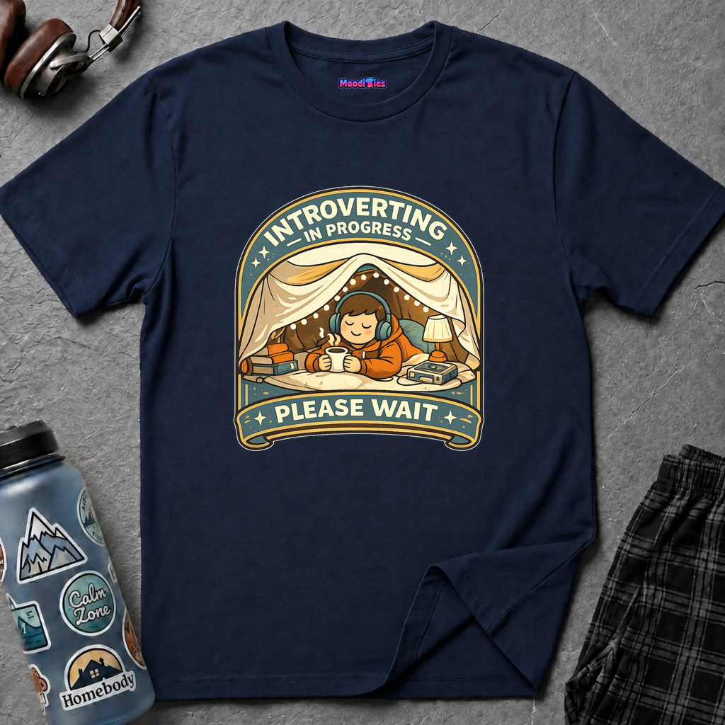 "Introverting In Progress, Please Wait" T-Shirt