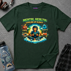 "Mental Health: Leveling Up Slowly" Retro Gamer T-Shirt