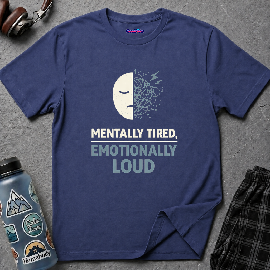 "Mentally Tired, Emotionally Loud" T-Shirt