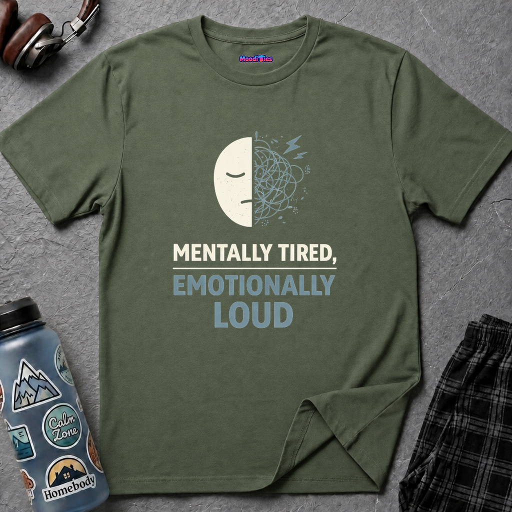 "Mentally Tired, Emotionally Loud" T-Shirt