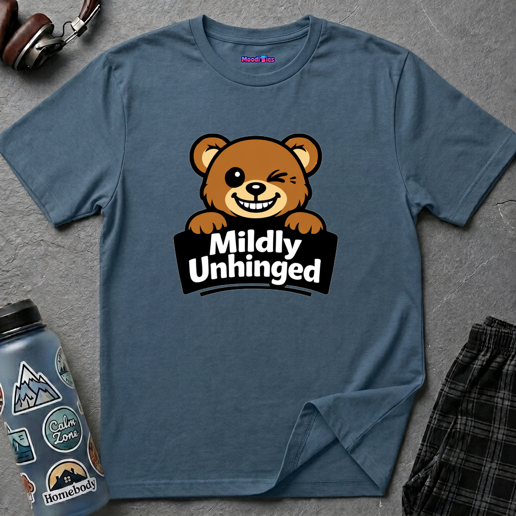 "Mildly Unhinged" Bear T-Shirt