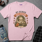 "My Human Hates Everyone." Smug Fat Cat T-Shirt