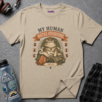 "My Human Hates Everyone." Smug Fat Cat T-Shirt