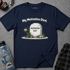 "My Motivation Died" Tombstone T-Shirt