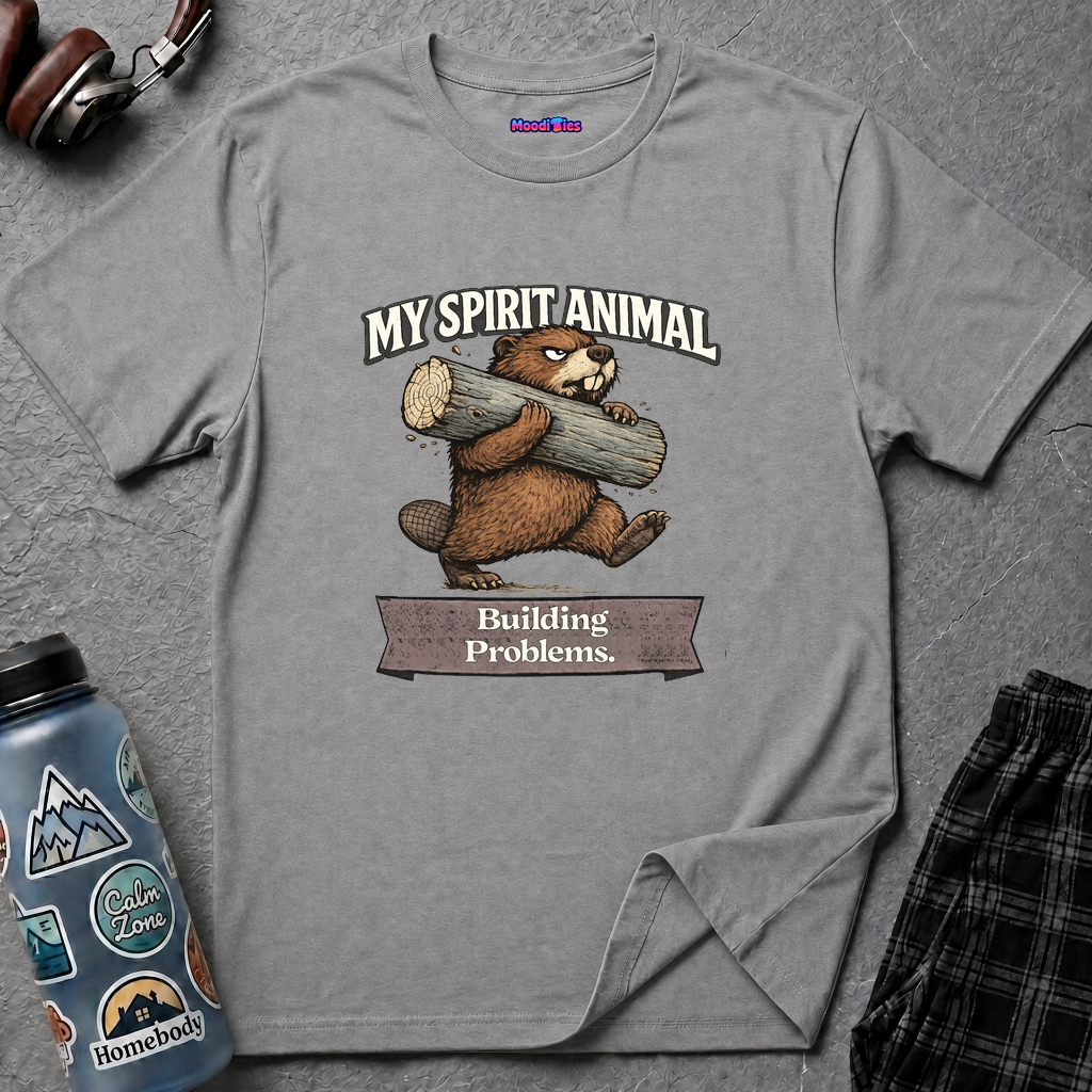 "My Spirit Animal: Beaver (Building Problems)" T-Shirt
