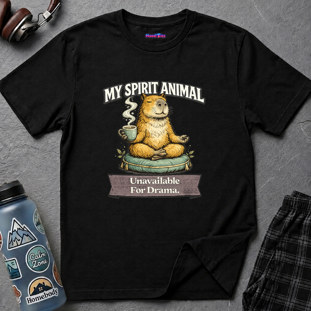 "My Spirit Animal: Capybara (Unavailable For Drama)" T-Shirt