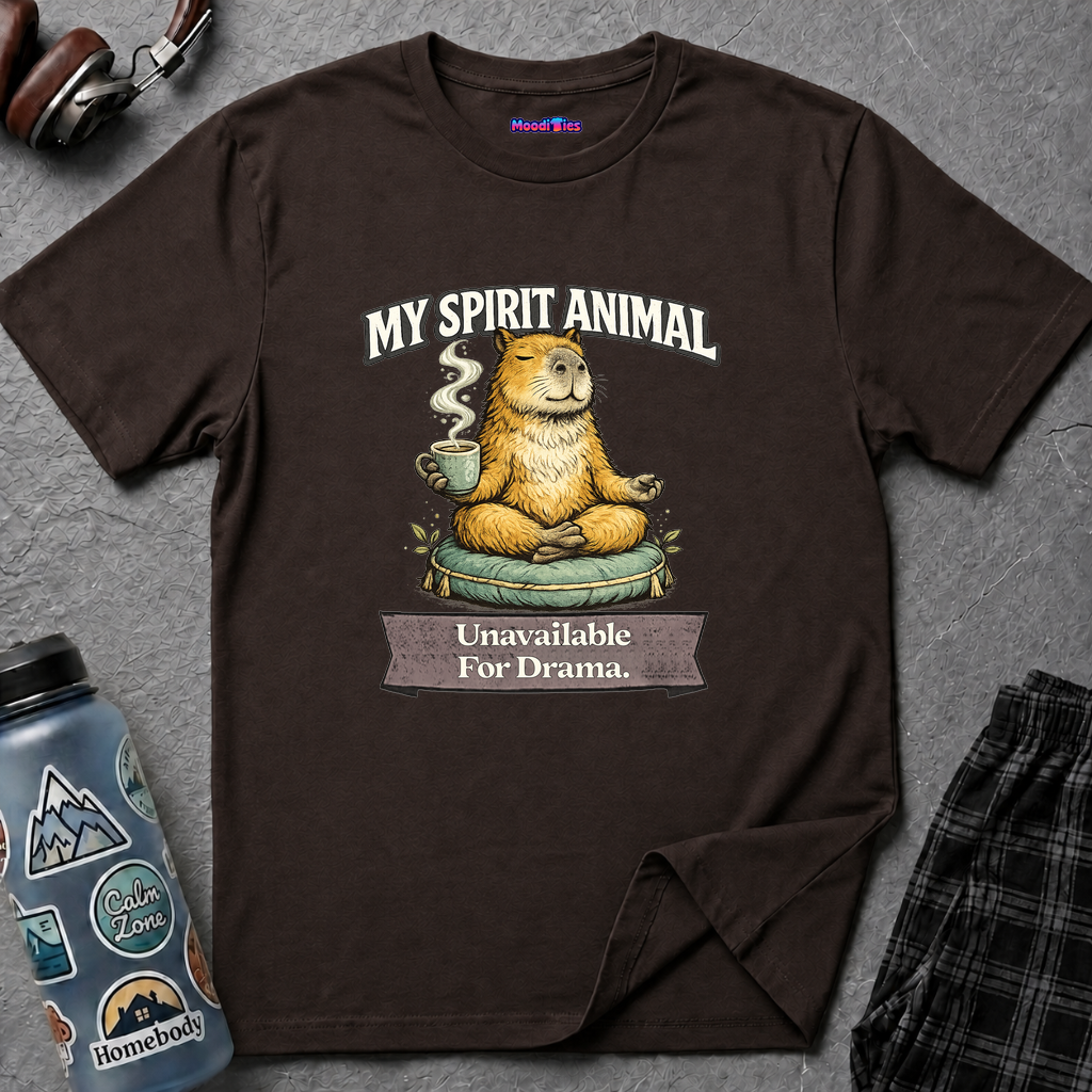 "My Spirit Animal: Capybara (Unavailable For Drama)" T-Shirt